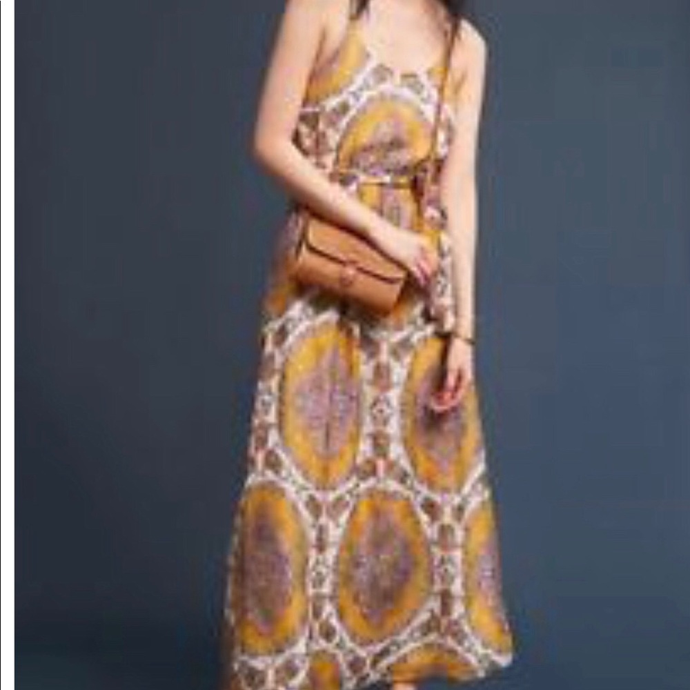 Anthropology maxi dress medium